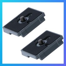 Quick Release Plate 1/4 in Screw Compatible with Manfrotto 200PL-14 Tripod Head