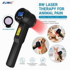 8W Class IV Cold Laser Therapy for Dogs Cats Arthritis Joint Pain 808nm 905nm