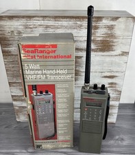 Searanger Pilot International Portable Marine Radio/CB W/ Charger Tested READ