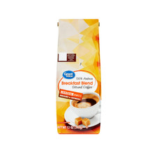 Great Value Breakfast Blend, 100 Arabica, Medium Roast, Ground Coffee, 12 oz