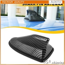Antena de techo de aleta de coche de fibra de carbono radio señal FM/AM accesorios aéreos EE. UU.