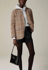 155 J Crew Leighton Blazer Jacket Plaid 368 Nello Gori Sz 2 Made in Italy
