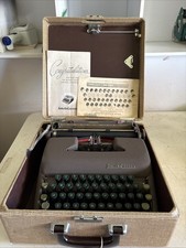 Smith Corona Sterling Typewriter Portable Case 1952 Manual Included thumbnail
