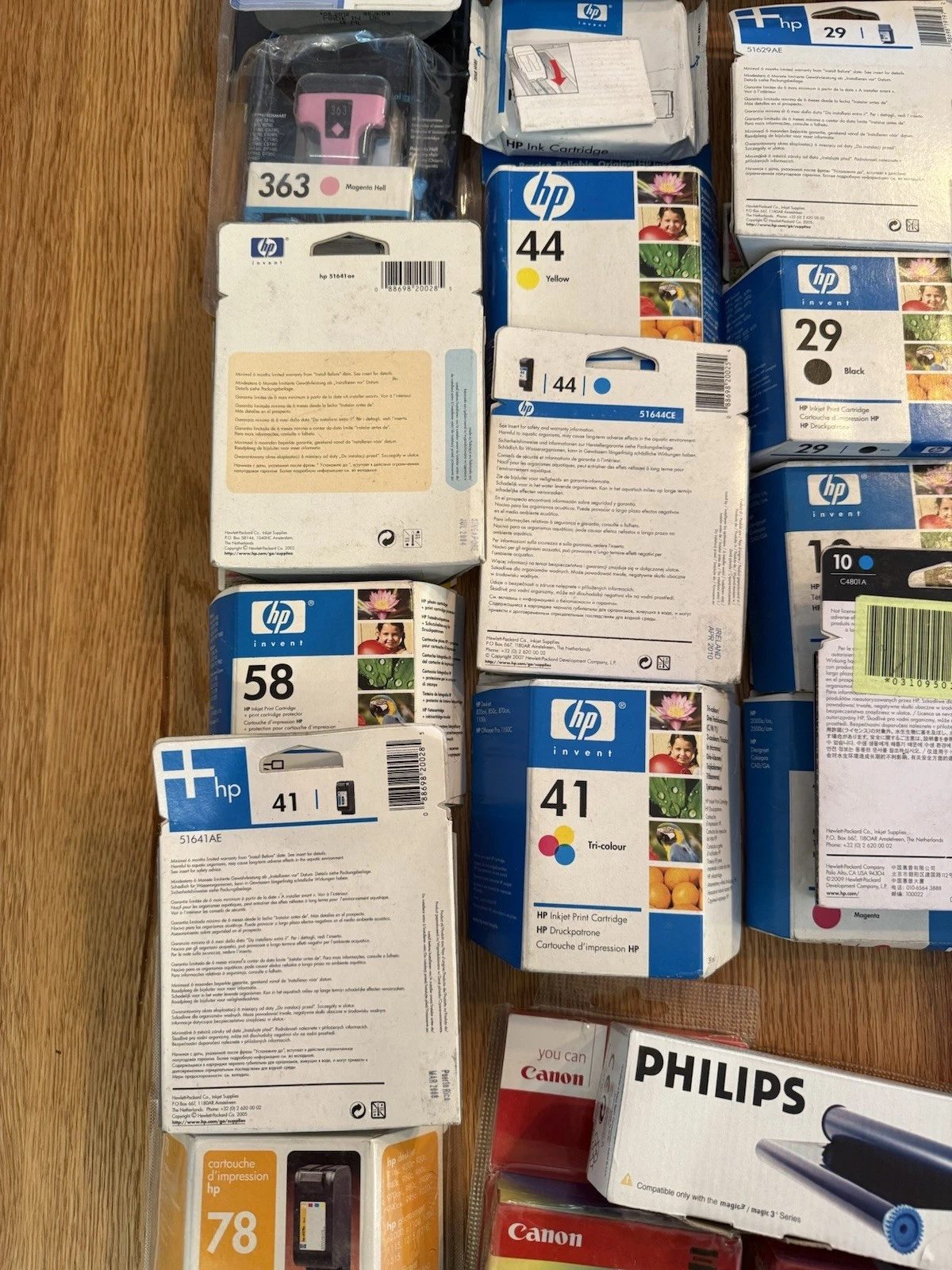 Job Lot Various 40+ Expired Genuine Ink Cartridges HP Canon Epson Expired - New 11
