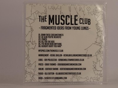 THE MUSCLE CLUB FRAGMENTED IDEAS FROM YOUNG LIVES (F20) 6 Track Promo CD Single 