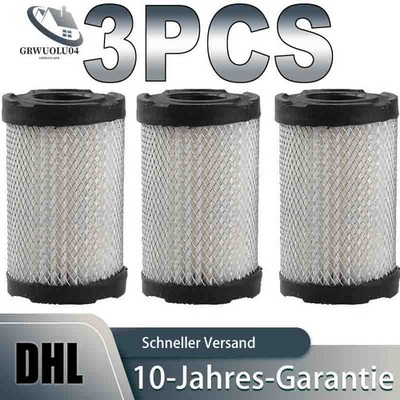 3PCS Rasenmäherluftfilter für 35066 Sears 63087A Craftsman Ersatz Luftfilter