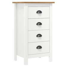 Bois de Pin Solide Buffet 46x35x80 cm Dressoir Commode Meuble Rangement vidaXL