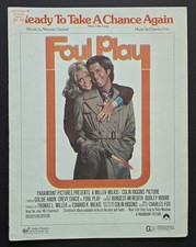 Ready To Take Chance Again Sheet Music Foul Play Piano Vocal Guitar 1978 Ensign