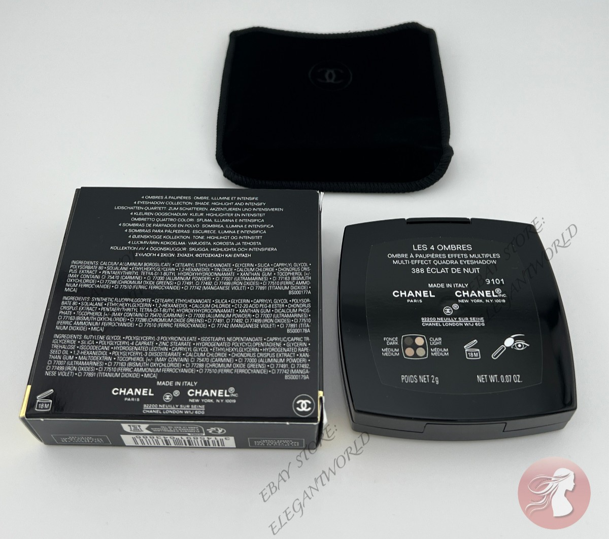 CHANEL LES 4 OMBRES Multi-Effect Quadra Eyeshadow #388 ECLAT DE