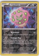 2016 Spiritomb Rare XY - Steam Siege 62/114 NM Reverse Holo LP-NM