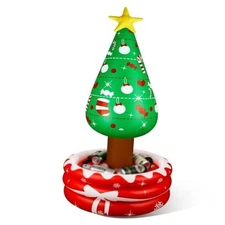  4.17 ft Inflatable Christmas Coolers Drink Beverage Inflatable Cooler Tree