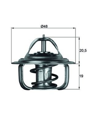 MAHLE Thermostat Kühlmittel TX 1 92D für OPEL VW DAEWOO CHEVROLET ASTRA CORSA 16