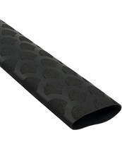 Fishscale Heat Shrink Tube Sports Racquets Paddle Handles 30mm L3.3ft Black