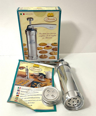 Marcato Biscuits Cookie Press Italy 20 Discs - Complete Set (see photos)