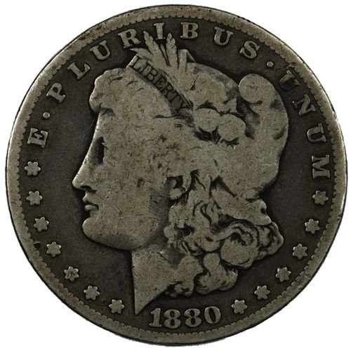 1880-CC Morgan Silver Dollar $1 – Carson City – Very Good VG+