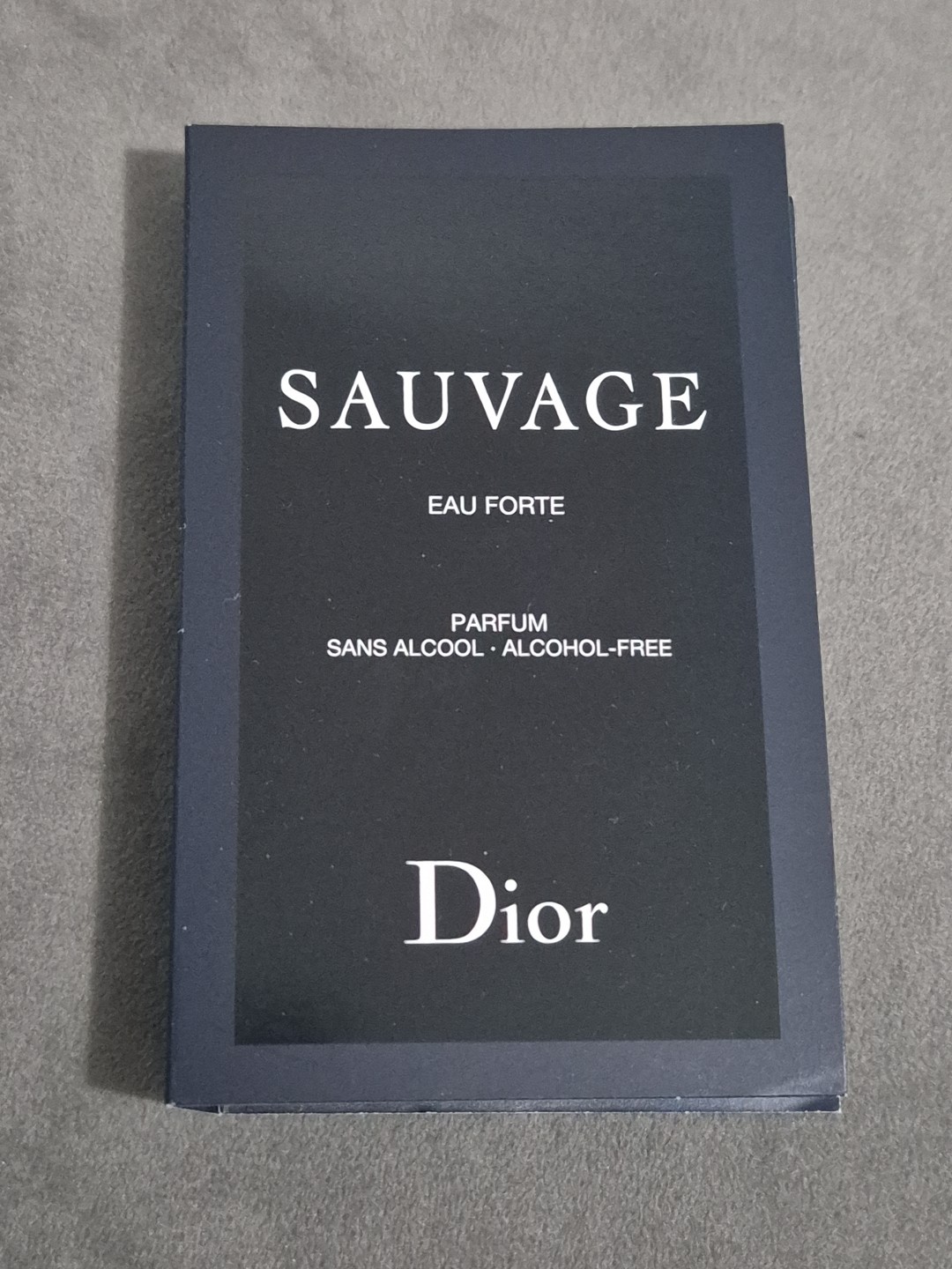 Dior Sauvage Eau Forte Parfum Alcohol Free 1ml Travel Spray ~ Brand New.