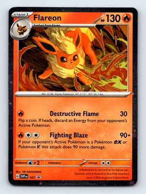 Flareon - (Cosmos Holo) Holo Promo SV: Scarlet & Violet Promo Cards 167 NM