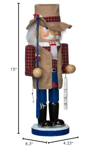 Kurt Adler Fisherman Nutcracker - Thumbnail 5