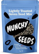 Munchy Seeds Lightly Toasted 7 Seed Mix, Pumpkin Seeds, Sunflower 1kg  12.50 per kilo
