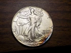 AMERICAN SILVER EAGLE 1987 GEM BU RAINBOW SEMI PL 1 TROY OZ PQ STUNNER
