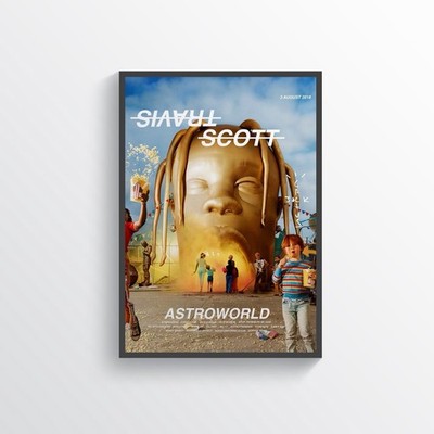 Travis Scott ''Astroworld'' Poster