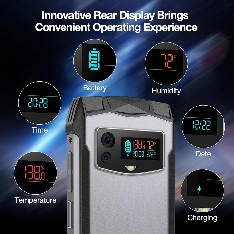 DOOGEE S Mini Rugged Phone 4.5 - Frost Silver - Image 4 of 4