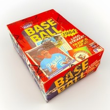 1984 Fleer Baseball Wax Box 36 Packs BBCE Authenticated MATTINGLY STRAWBERRY RC