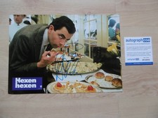 Rowan Atkinson autograph signed A4 lobby card "witches witches" ACOA