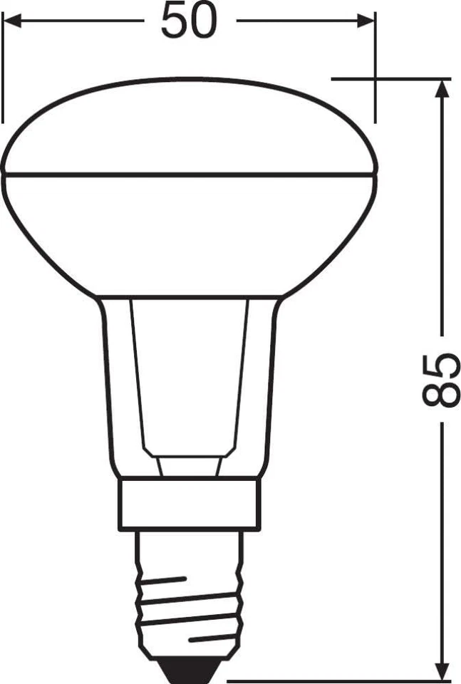 10x R50 E14 LED Reflektor Lampen Glühbirne Strahler Spot Beleuchtung 3000K 5.5W - Bild 4 von 4