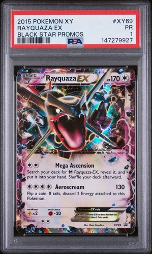 Rayquaza-EX graded PSA 1 for sale on eBay