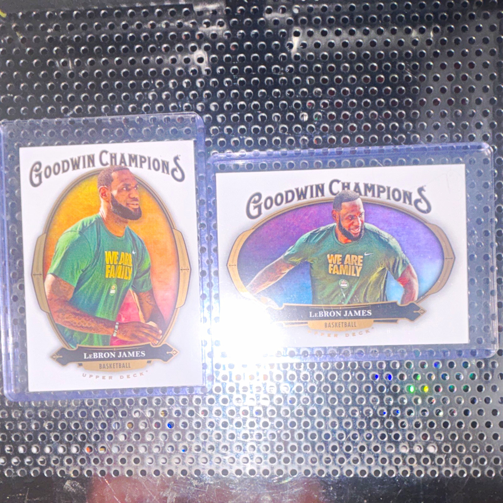 Upper Deck 2020 Goodwin Champions LeBron James Card Lot (2) #50 #100