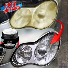 Car Headlight Restoration Polishing- Kit Scratch Remover Oxidation Cleaner