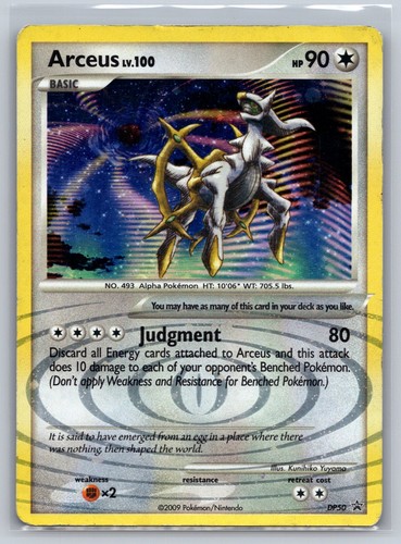 Arceus DP50 Diamond & Pearl Black Star Promo Holo