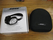 Bose Quiet Comfort 2 Headphone CASE, ORIGINAL BOX, Some ACCESSORIES.
