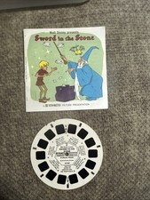 1963 View -Master B316 "WALT DISNEY'S SWORD IN THE STONE" Set. 1 Reel  Booklet