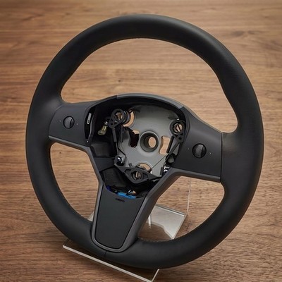 Fahrer beheizbares Lederlenkrad Für 2017-2023 Tesla Model 3 Y 1490214-00-B
