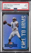 1998 LEAF R & S CRUSADE GREEN #13 STEVE MCNAIR 172/250 PSA 9