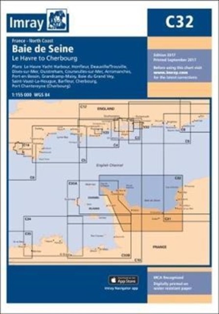 Imray Chart C32 by Imray (Sheet map, folded)