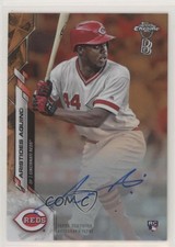 2020 Chrome Ben Baller Edition Orange Refractor 21/25 Aristides Aquino Auto 04d4