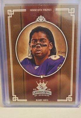2005 Donruss Throwback Threads - Gridiron Kings Randy Moss #GK-22 Silver /250