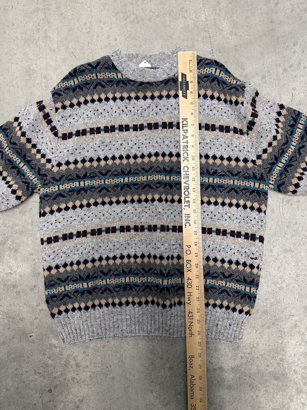 Pendleton Sweater Men’s Large Aztec Crew Neck Mad… - image 6
