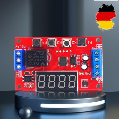 5V/12V/24V Delay Time Relay Module 32 Modes 20mA Multifunction Automatic Control