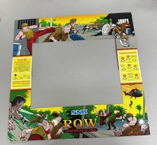 P.O.W. - Prisoners Of War Arcade Bezel SNK Original Not Reproduction