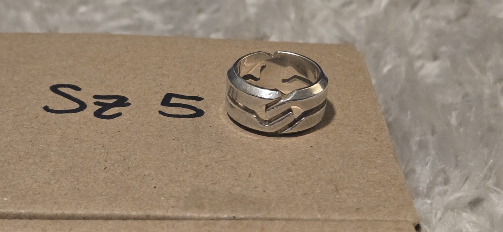 Authentic Gucci Silver Ring - image 1