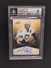 Mario Lemieux 2011-12 Panini Prime #3 Signatures 88/99 BGS 9/Auto 10 