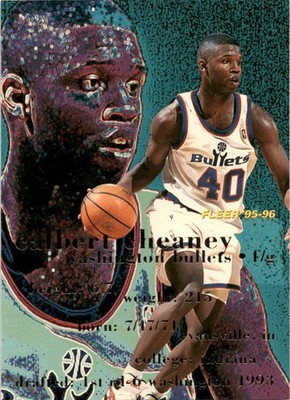 1995-96 Fleer #192 Calbert Cheaney