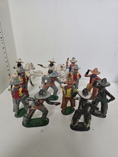 Lot of 12 Vintage BARCLAY Lead Toy Cowboys