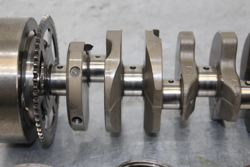 03-09 2003 2009 Yamaha Yzf R6 R6s Motor Cigüeñal Manivela Varillas Pistones Foto 3 de 4