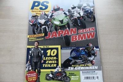 4) PS Sport Motorrad 03/2011 - Ducati Diavel mit 162PS - Suzuki GSX-R 750 TTSL m