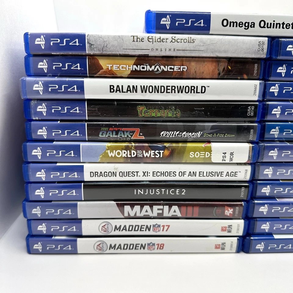 Lote de 23 juegos PS4 Omega Quintet Tom Clancy Sony PlayStation 4 Foto 2 de 3